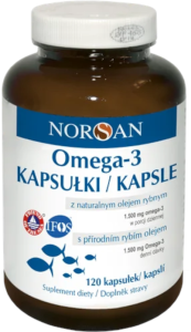 NORSAN OMEGA-3 TOTAL OLEJ Z RYB MORSKICH KAPSUŁKI